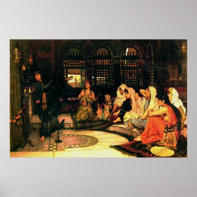 Poster Consulter le manuel Oracle (1882)~ Fine Art Canvas (Devant)