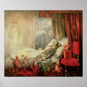 Poster Conte de fées vintage, matière dont les rêves sont