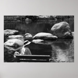 Poster Contemplation, Big Springs Gardens