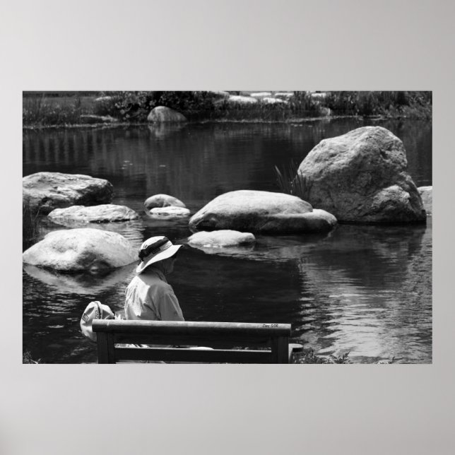 Poster Contemplation, Big Springs Gardens (Devant)