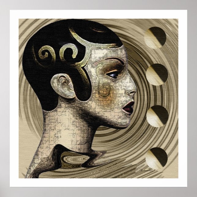 Poster Contemporain : Art Déco/Art Nouveau (Devant)