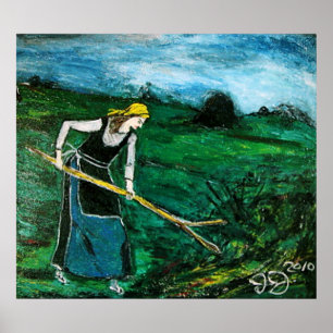 POSTER CONTENU FILLE DE CAMPAGNE