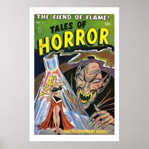Poster Contes d'affiche vintage de couverture de bande