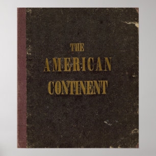 Poster Continent américain États-Unis