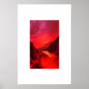 POSTER CONTINENTS COLORSHIFT DE COPPERWINE