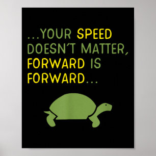 Poster Continuer à avancer - Motivation positive
