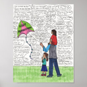 Poster Continuez à persister (les papas)