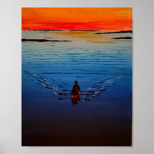 Poster "Continuez à ramer"