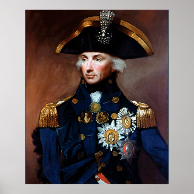 Poster Contre-amiral ~ Sir Horatio Nelson (Devant)