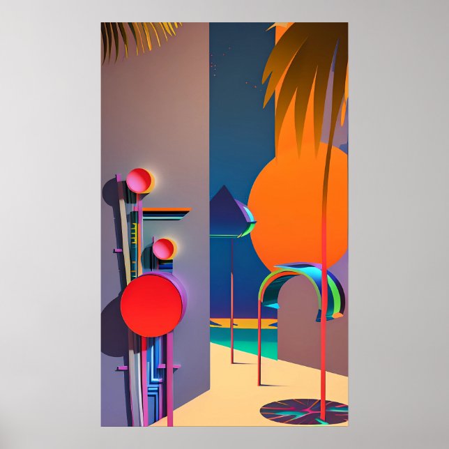 Poster Contre le mur (Devant)