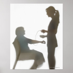 Poster Contrôle de santé supérieur / Lecture de la pressi