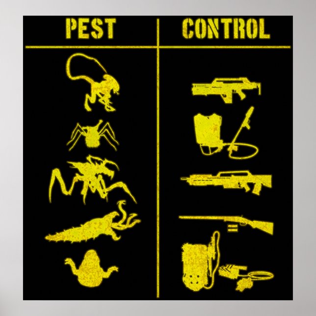 Poster Contrôle des parasites (Devant)