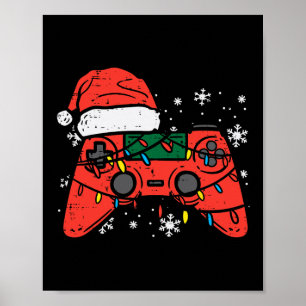 Poster Contrôleur Jeu de Noël Xmas Garçons Enfants Jeunes