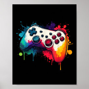 Poster Contrôlez Toutes Les Choses Manette De Jeu Vidéo J