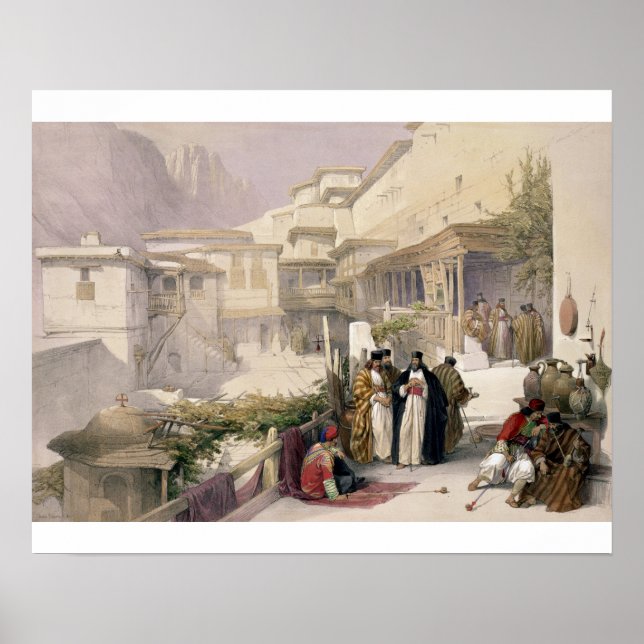 Poster Convent of St Catherine, Mount Sinai, février 17 (Devant)