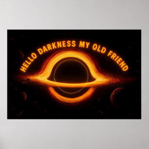 Poster Conversation Interstellaire Trou Noir