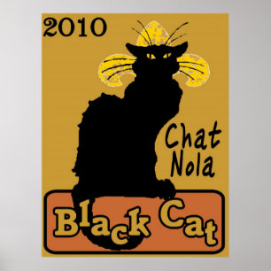 Poster Conversation Nola, Chat noir, 2010
