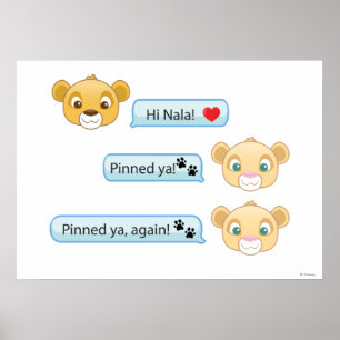 Poster Conversation Simba Nala