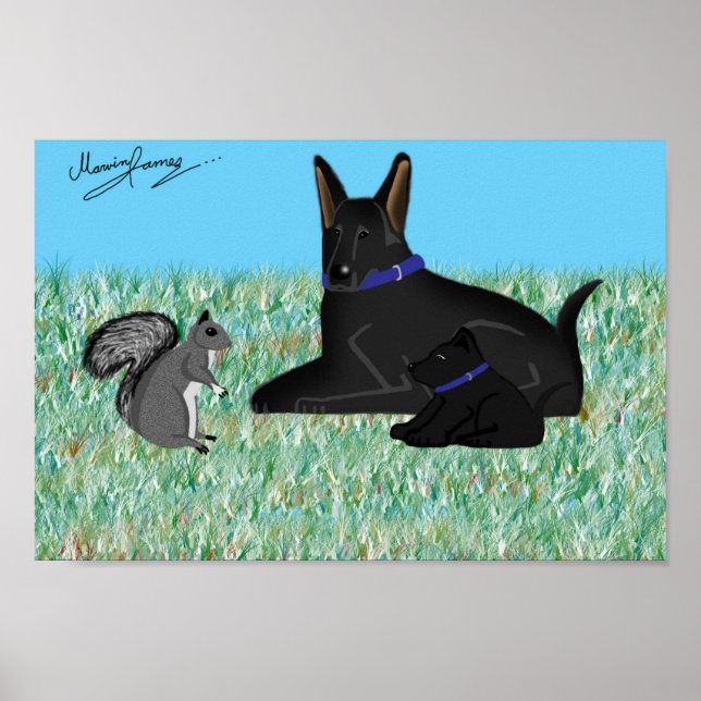 Poster Conversation Squirly. (Devant)