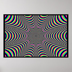 Poster Conversion des couleurs vibrantes
