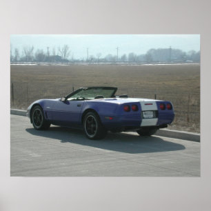 Poster Convertible 1996 grand de sport de Chevrolet