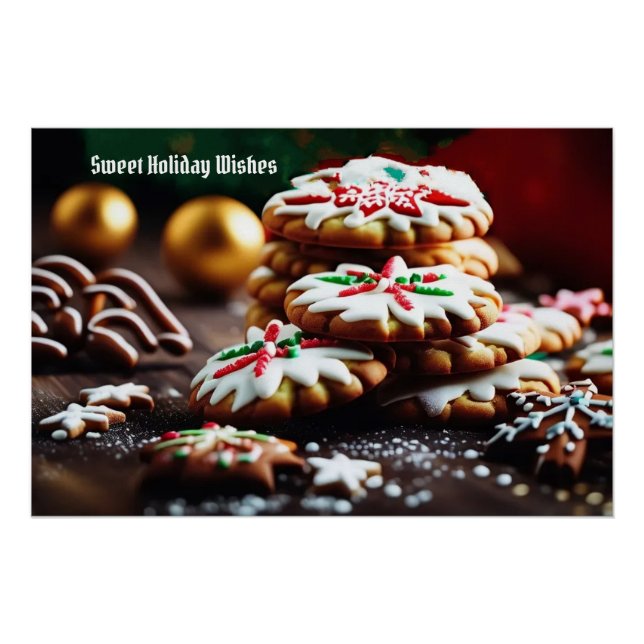 Poster Cookie de Noël (Devant)