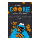 Cookie Monster Chalkboard Baby shower Bienvenue