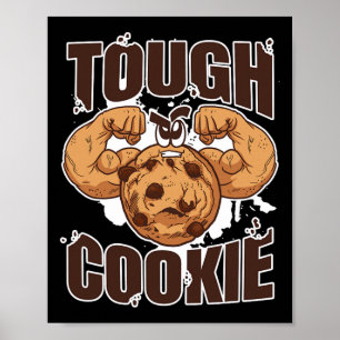 Poster Cookie robuste Bodybuilding Alimentation Lover Mus