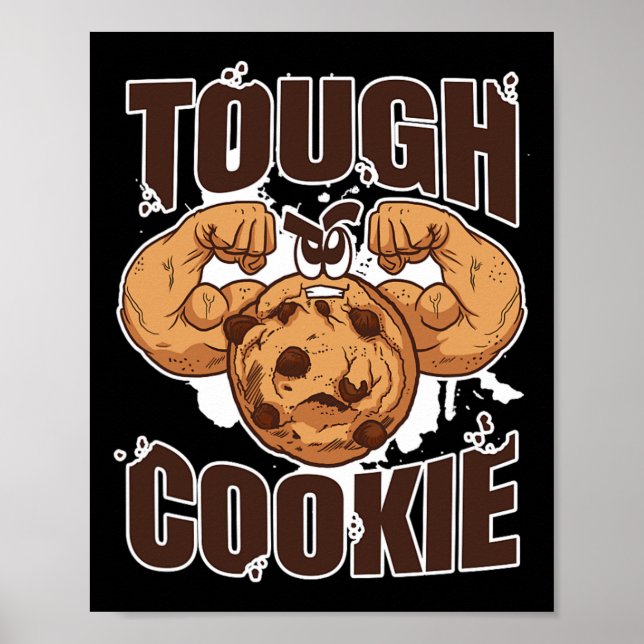 Poster Cookie robuste Bodybuilding Alimentation Lover Mus (Devant)