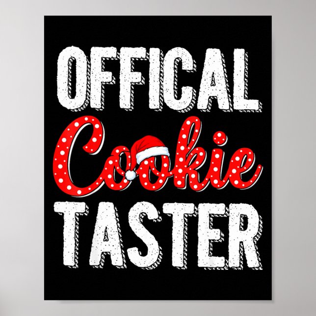 Poster Cookie Taster Cookie Christmas Matching Couple  (Devant)