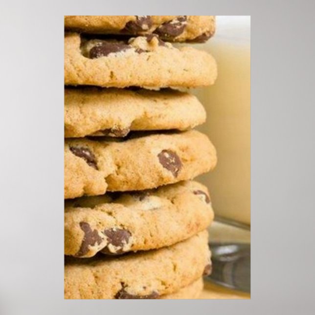 Poster Cookies à puces de chocolat Imprimantes d'affiche (Devant)
