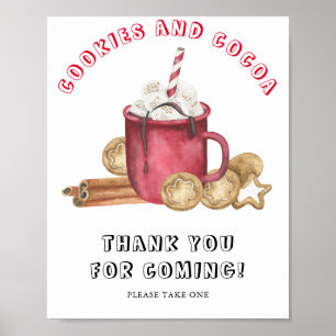 Poster COOKIES AU GINGEMBRE AVEC CACAO - Merci d'être ven