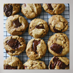 Poster Cookies de chips au chocolat