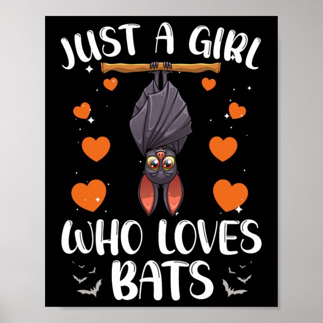 Poster Cool Bat Pour Femmes Filles Amateurs De Fruit Bat  (Devant)