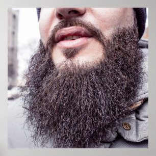 Poster cool Beard & Mustache