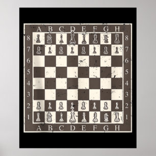 Poster Cool Chess Board Halloween Costume Funny Lazy