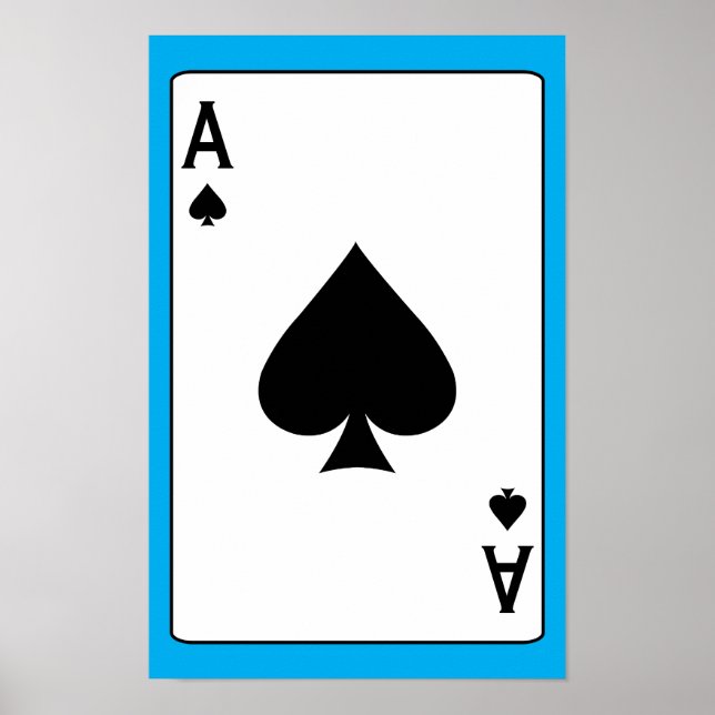 Poster Cool de l'as des pique (Devant)