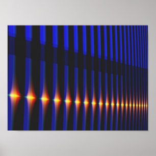 Poster Cool de pont Art Fractal Abstrait