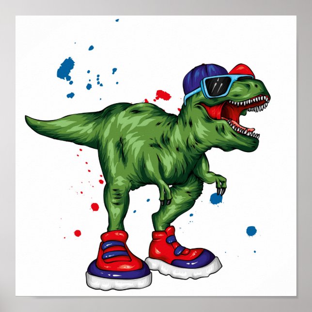 Poster Cool Dinosaur (Devant)