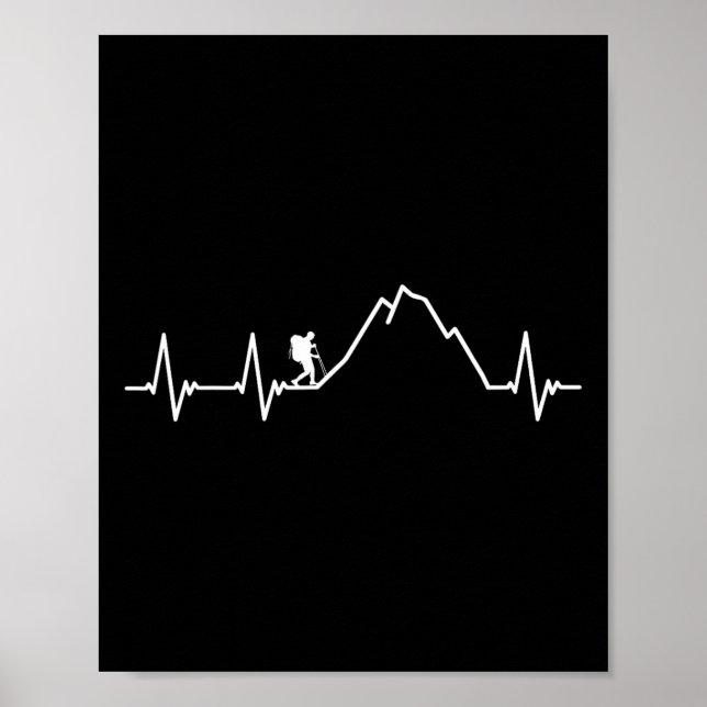 Poster Cool Hiking Design For Men Women Hiking Lover Moun (Devant)