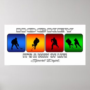 Poster Cool Hockey It Is A Way Of Life