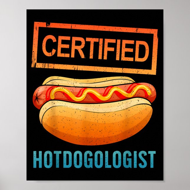 Poster Cool Hotdog Outfit For Men Women Adult Hotdog Hot  (Devant)