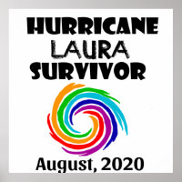 Cool Hurricane Laura Survivor Art