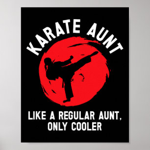 Poster Cool Karate Tante Karate Tante