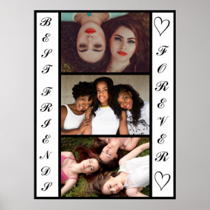 Poster Cool Moderne Meilleurs Amis Pour Toujours 3 Photos