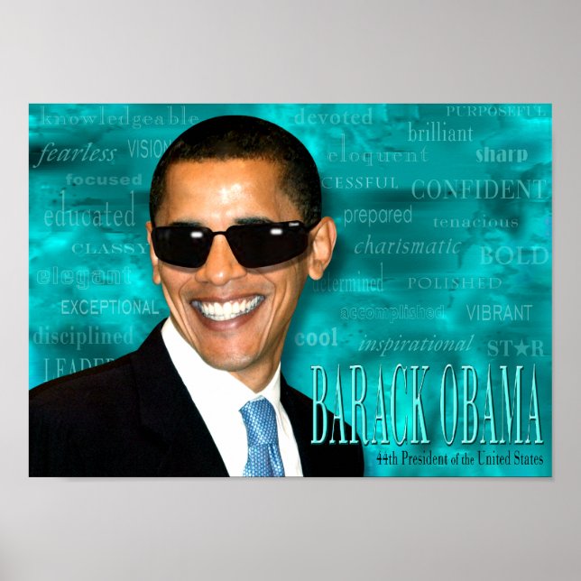 Poster Cool Obama (Devant)