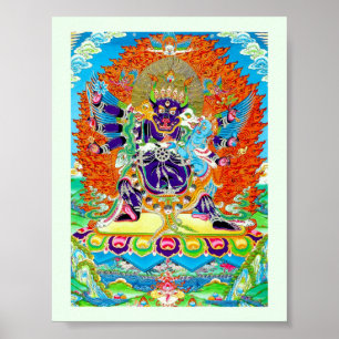 Poster Cool oriental tangka Yamantaka mort dieu tatouage
