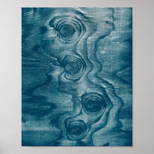 Poster Cool Peint Grain Grain Knot Texture