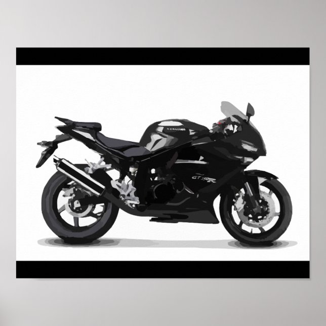 Poster COOL RACING SPORTS MOTOCYCLE NOIR 297090 motorbi (Devant)