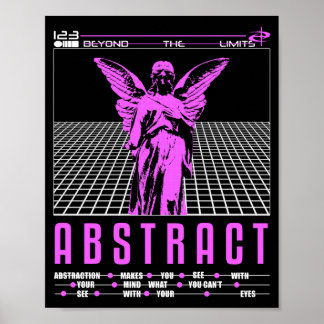 Poster Cool rétro-futuriste